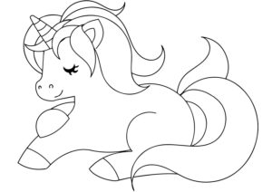 desenhos de unicornio para colorir 2