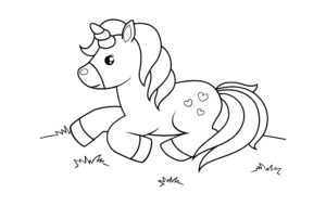 desenhos de unicornio para colorir 4