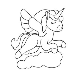 desenhos de unicornio para colorir 6