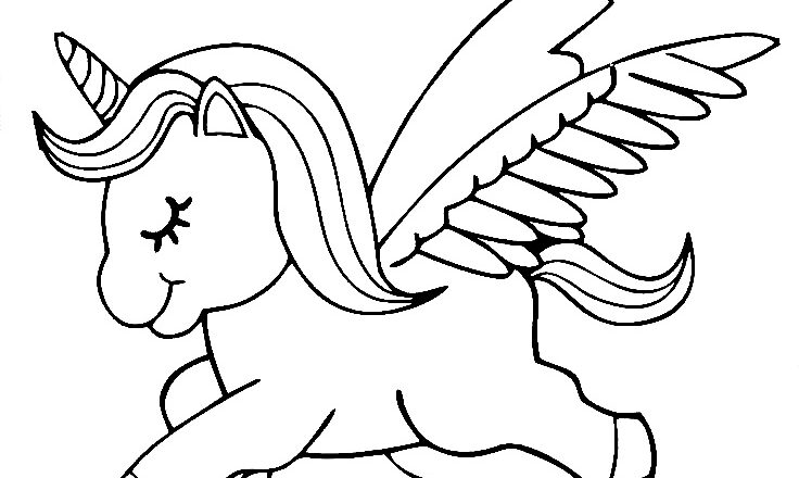 desenhos de unicornio para colorir 7