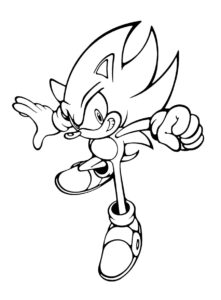 desenhos do sonic para colorir 2