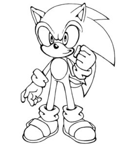 desenhos do sonic para colorir 6