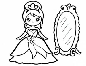 Desenho de princesa 4 desenhos de princesas para colorir 2