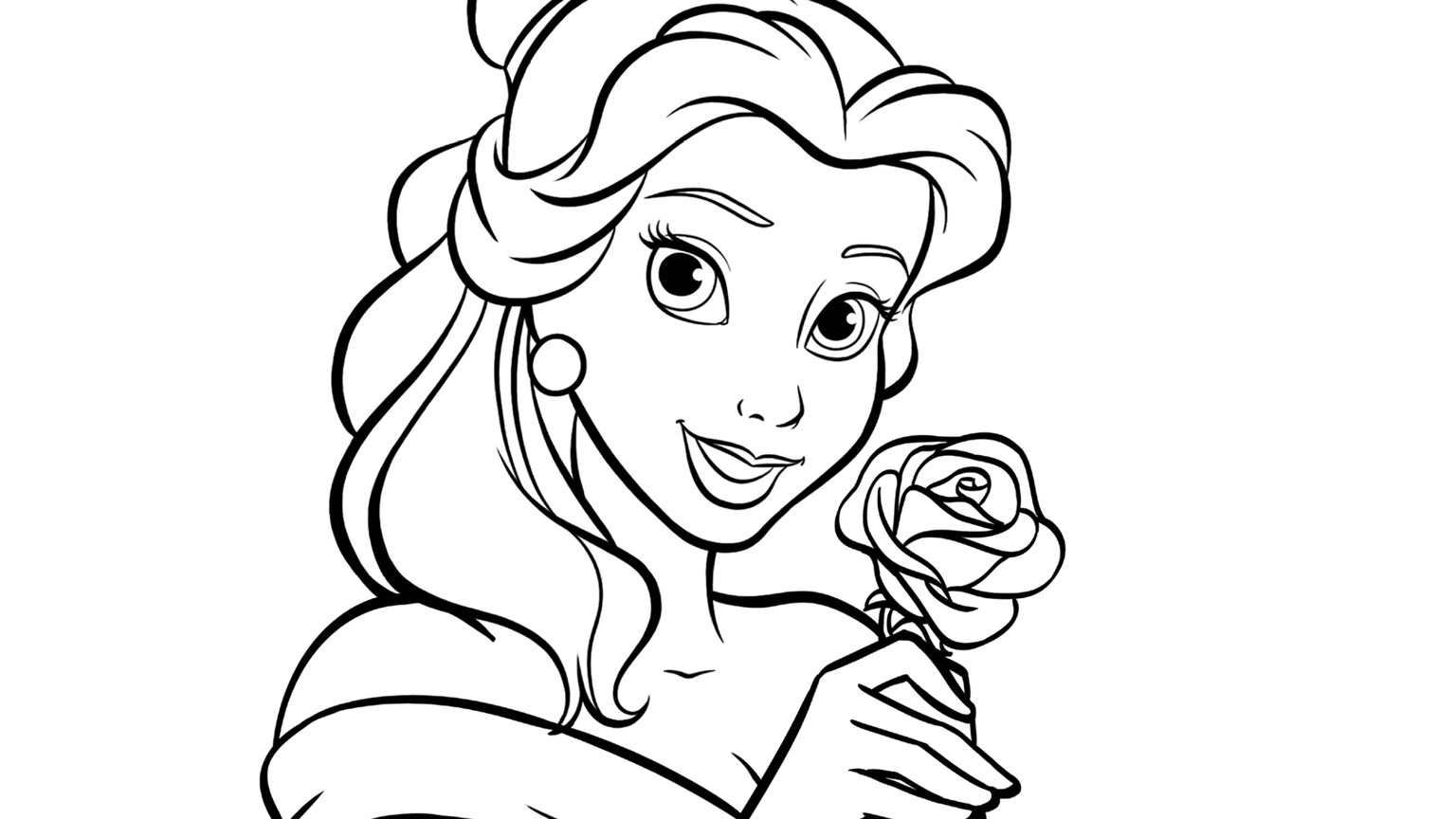 desenhos de princesas para colorir 4