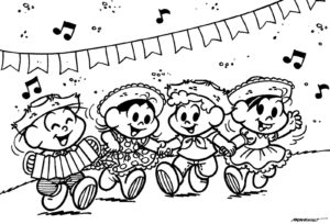 desenho de festa junina 4