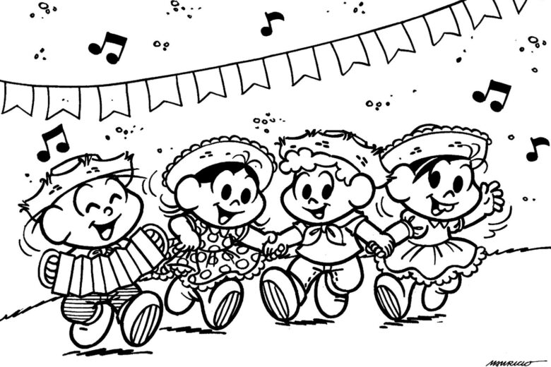 desenho de festa junina 4