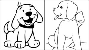 desenhos de cachorros para colorir 4