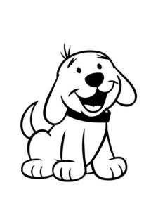 desenhos de cachorros para colorir 7