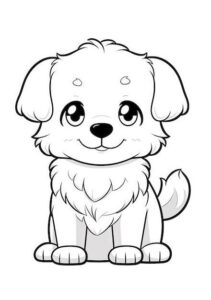 desenhos de cachorros para colorir 8