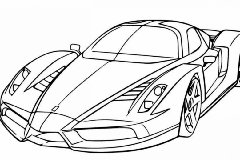 desenhos de carros para colorir 8