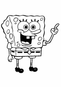 desenhos do bob esponja para colorir 2