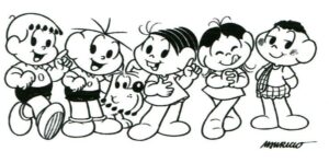 DESENHOS DA TURMA DA MONICA 2