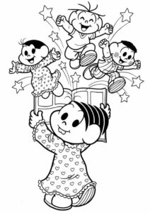 DESENHOS DA TURMA DA MONICA 6