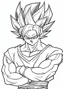 desenhos do goku 12