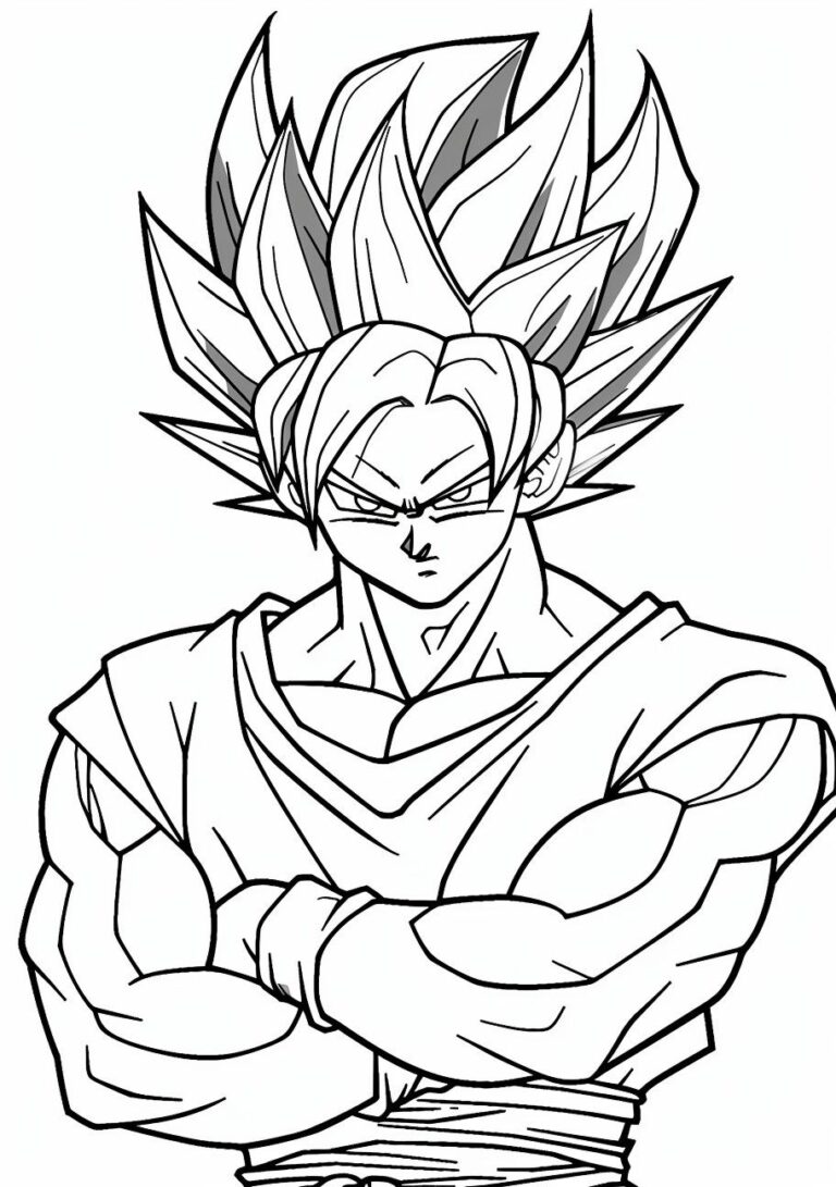 Desenhos do Goku - Desenhos para desenhar