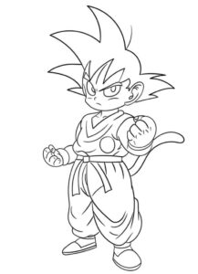 desenhos do goku 16