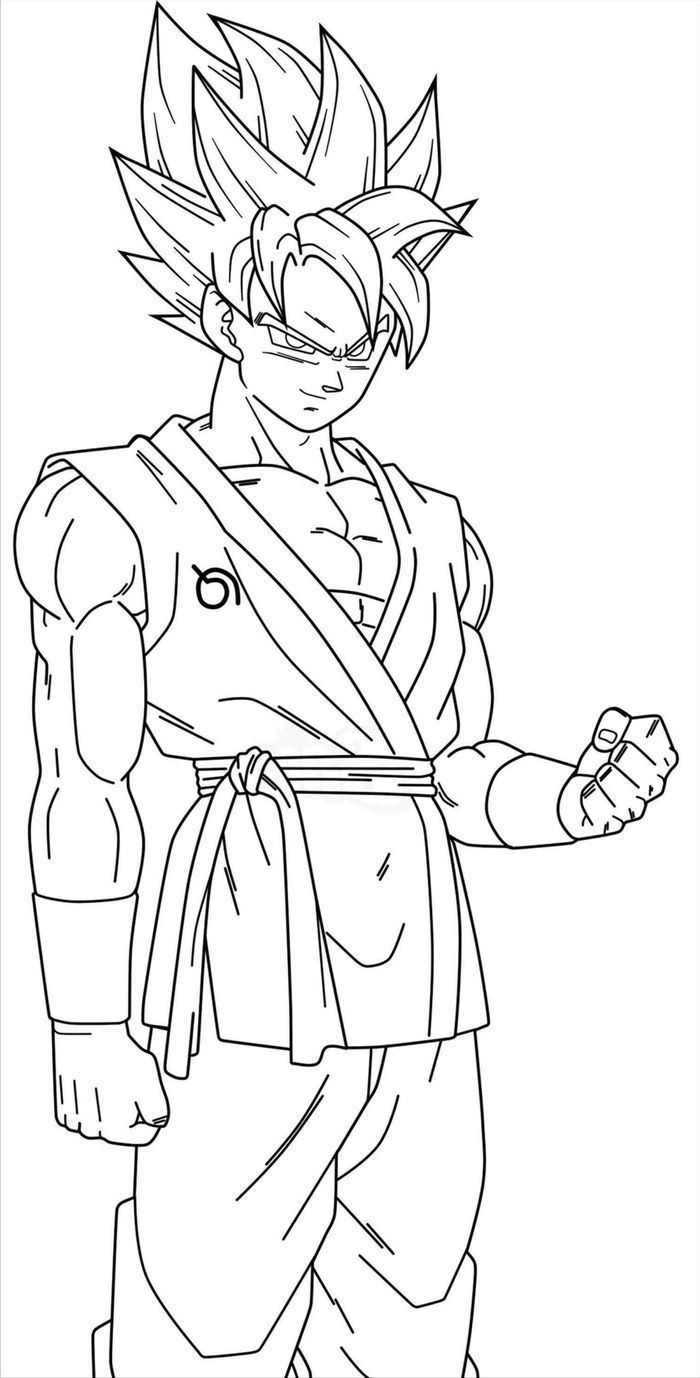 Desenhos do Goku - Desenhos para desenhar