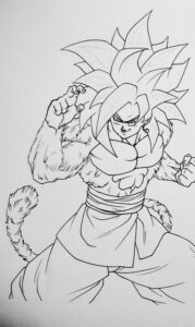desenhos do goku 4