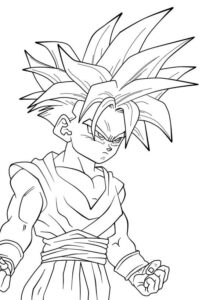 desenhos do goku 7