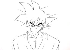 desenhos do goku para colorir 15