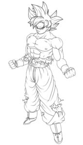 desenhos do goku para colorir 22