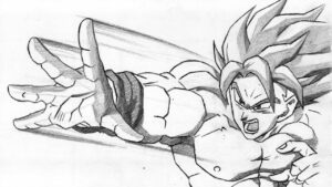 desenhos do goku para colorir 24