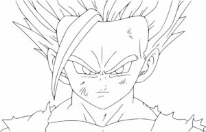 desenhos do goku para colorir 25