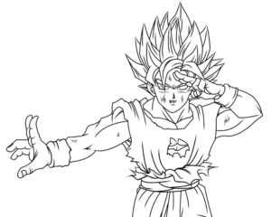 desenhos do goku para colorir 27