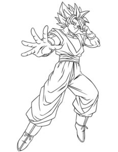 desenhos do goku para colorir 29