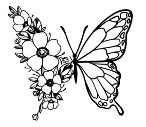 desenhos de borboleta para colorir 4