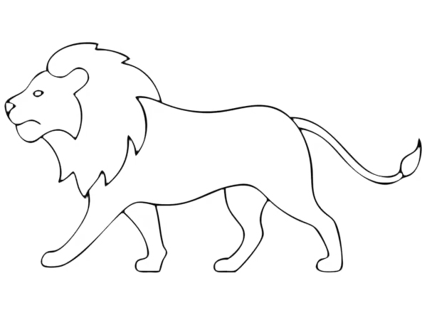 desenhos de leao para colorir 1