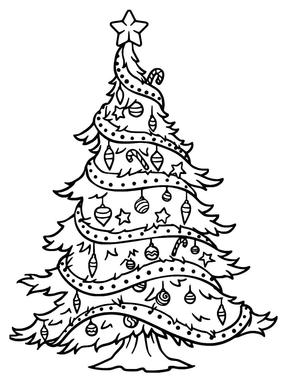 Desenhos de arvore de Natal - Desenhos para desenhar