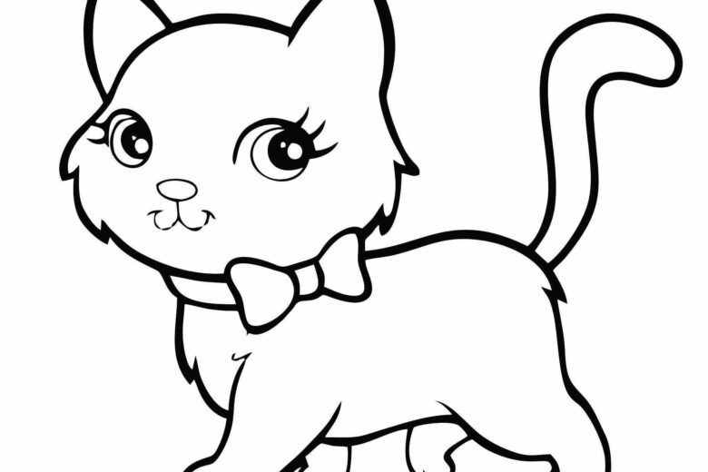 DESENHOS DE GATOS PARA COLORIR 9