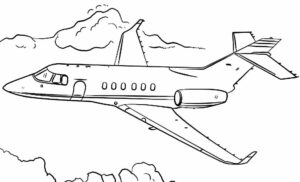 desenhos de aviao para colorir e desenhar 4