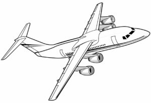 desenhos de aviao para colorir e desenhar 9