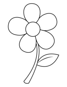desenhos de flores para colorir 3