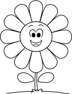 desenhos de flores para colorir 5