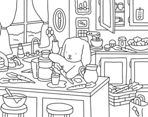 Desenhos para colorir bobbie goods