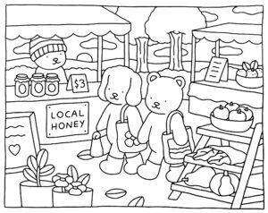 Desenhos para colorir bobbie goods