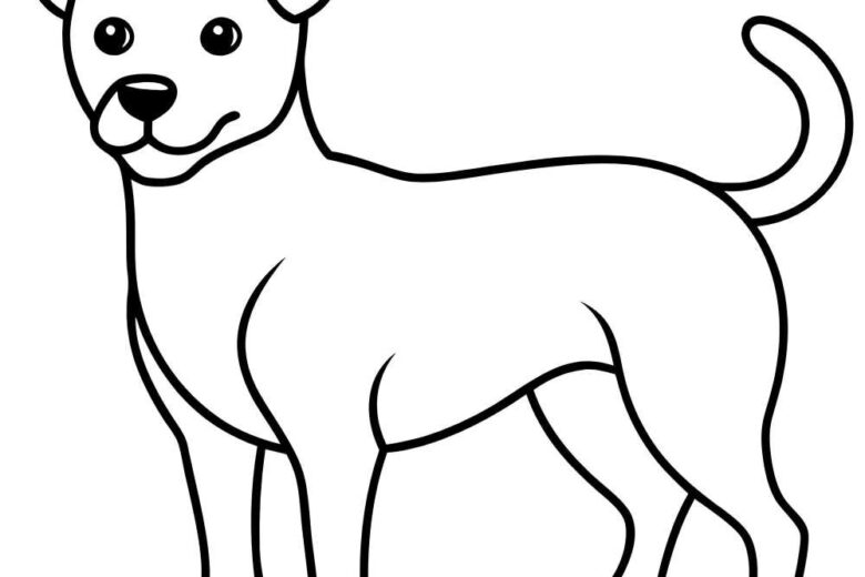 DESENHOS DE CACHORROS PARA COLORIR 3