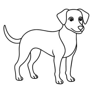 Desenhos de cachorros fofos para colorir