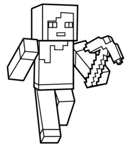 desenhos para colorir minecraft