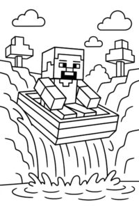 desenhos para colorir minecraft