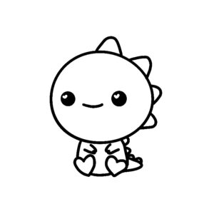 Desenho fofo e fácil pequeno