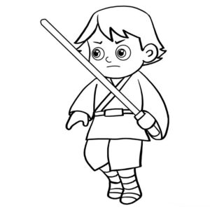Desenhos para colorir disney 8 0614 easy luke skywalker coloring page png 80
