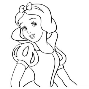 Desenhos para colorir disney 9 0626 easy snow white coloring page png 80