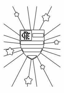 Desenhos Do Flamengo para colorir 