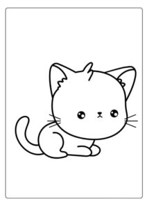 Desenhos Kawaii para colorir
