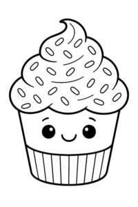 Desenhos Kawaii para colorir