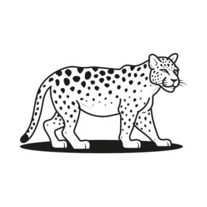Desenhos de Onça Para colorir 